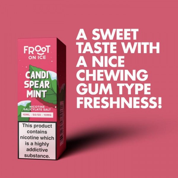 Fruut Salt On Ice Candi Spearmint - 10ml Nicotine Salt E-Liquid