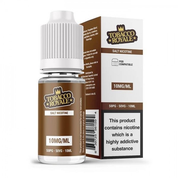 UK ECIG STORE - Salt Nicotine Tobacco Royale 10ml - Add on