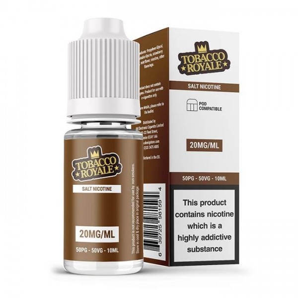 UK ECIG STORE - Salt Nicotine Tobacco Royale 10ml - Add on