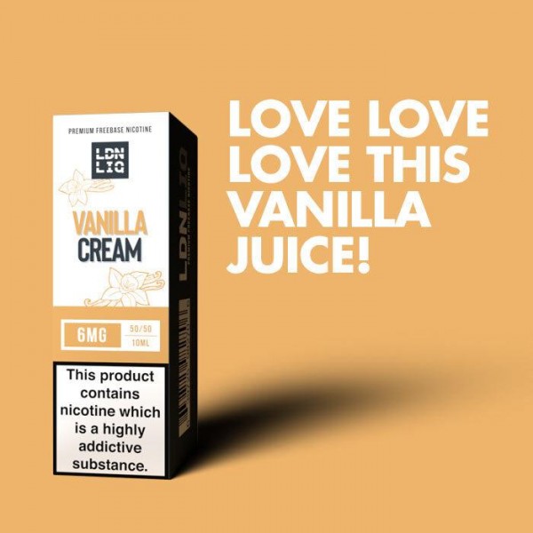 LDN LIQ Vanilla Cream - 10ml E-Liquid