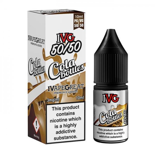 IVG 50/50 Series Cola Bottles 10ml E-Liquid