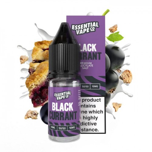 Essential Vape Co Blackcurrant - 10ml Nicotin...