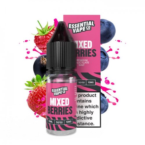 Essential Vape Co Mixed Berries - 10ml Nicoti...