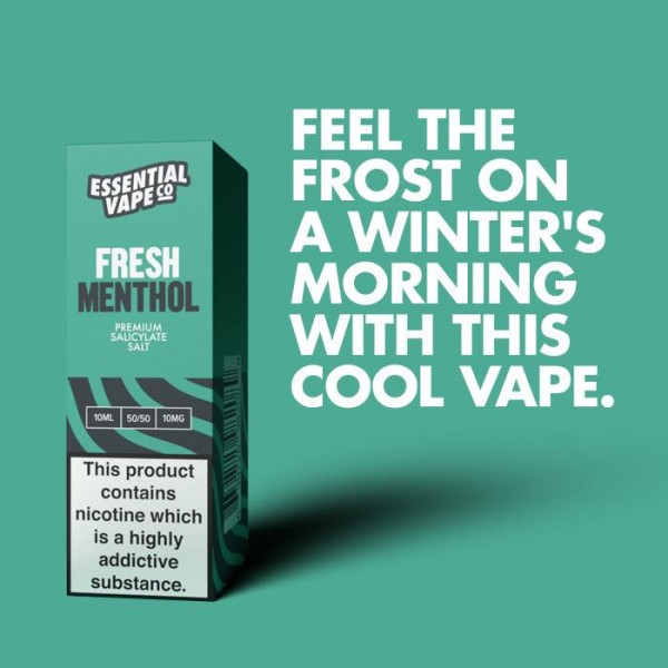 Essential Vape Co Fresh Menthol - 10ml Nicotine Salt E-Liquid