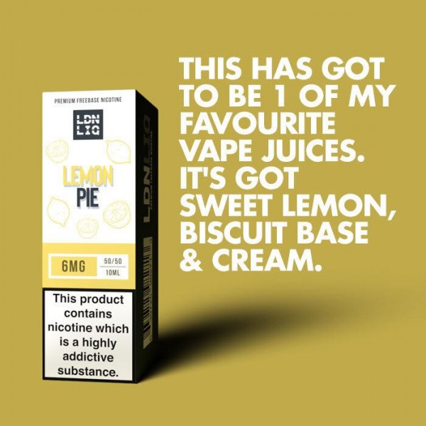 LDN LIQ Lemon Pie - 10ml E-Liquid