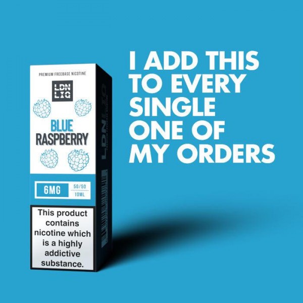 LDN LIQ Blue Raspberry - 10ml E-Liquid