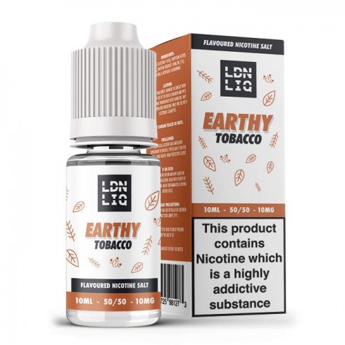 LDN LIQ Nic Salts Earthy Tobacco 10ml E-Liqui...