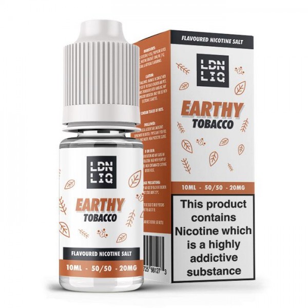 LDN LIQ Nic Salts Earthy Tobacco 10ml E-Liquid