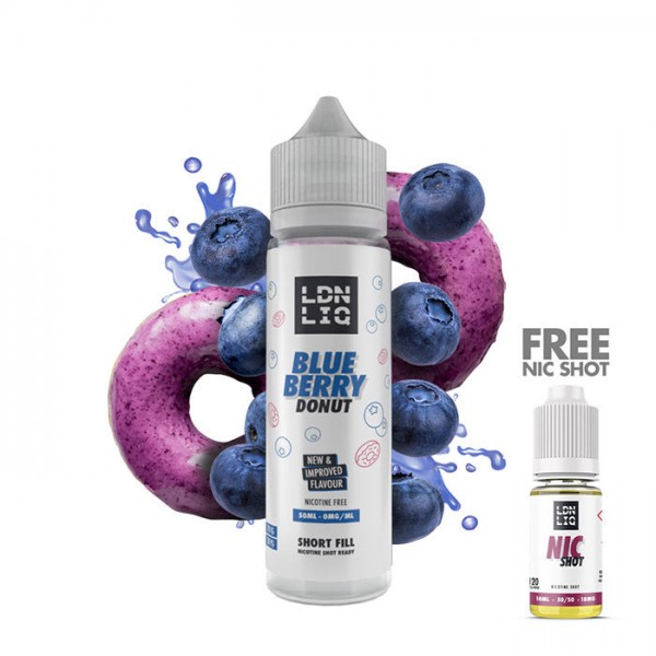 LDN LIQ Blueberry Donut 50ml Short Fill E-Liquid