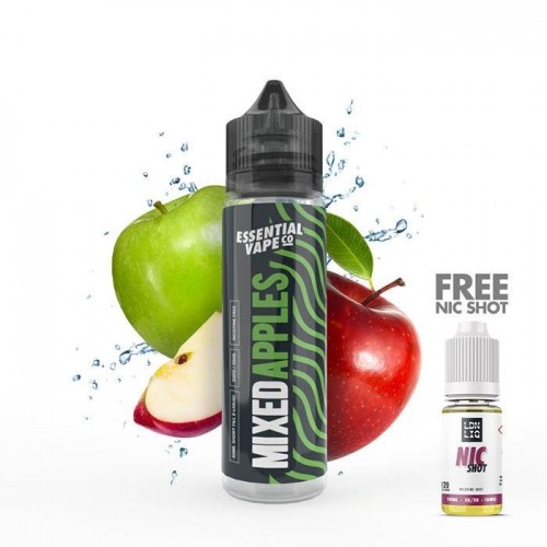 Essential Vape Co Mixed Apples 50ml Short Fil...