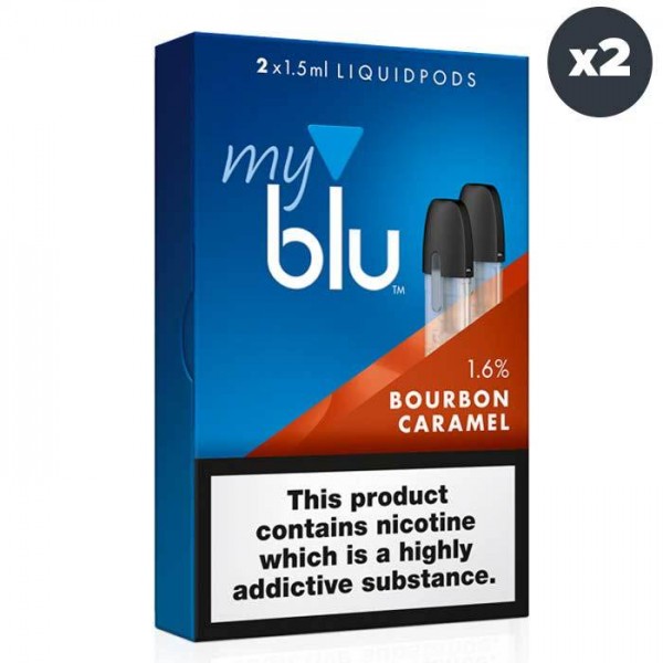 Myblu Liquid Replacement Pods - Bourbon Caram...