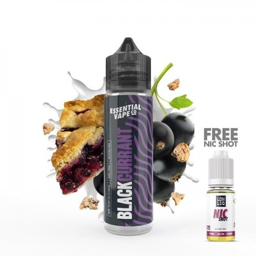 Essential Vape Co Blackcurrant 50ml Short Fil...