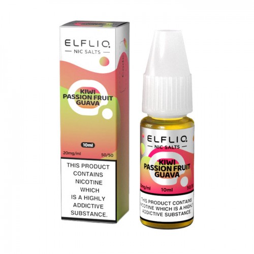 ELFLIQ Kiwi Passion Fruit Guava 10ml Nicotine...