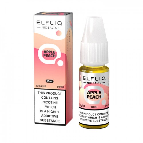 ELFLIQ Apple Peach 10ml Nicotine Salt E-Liqui...